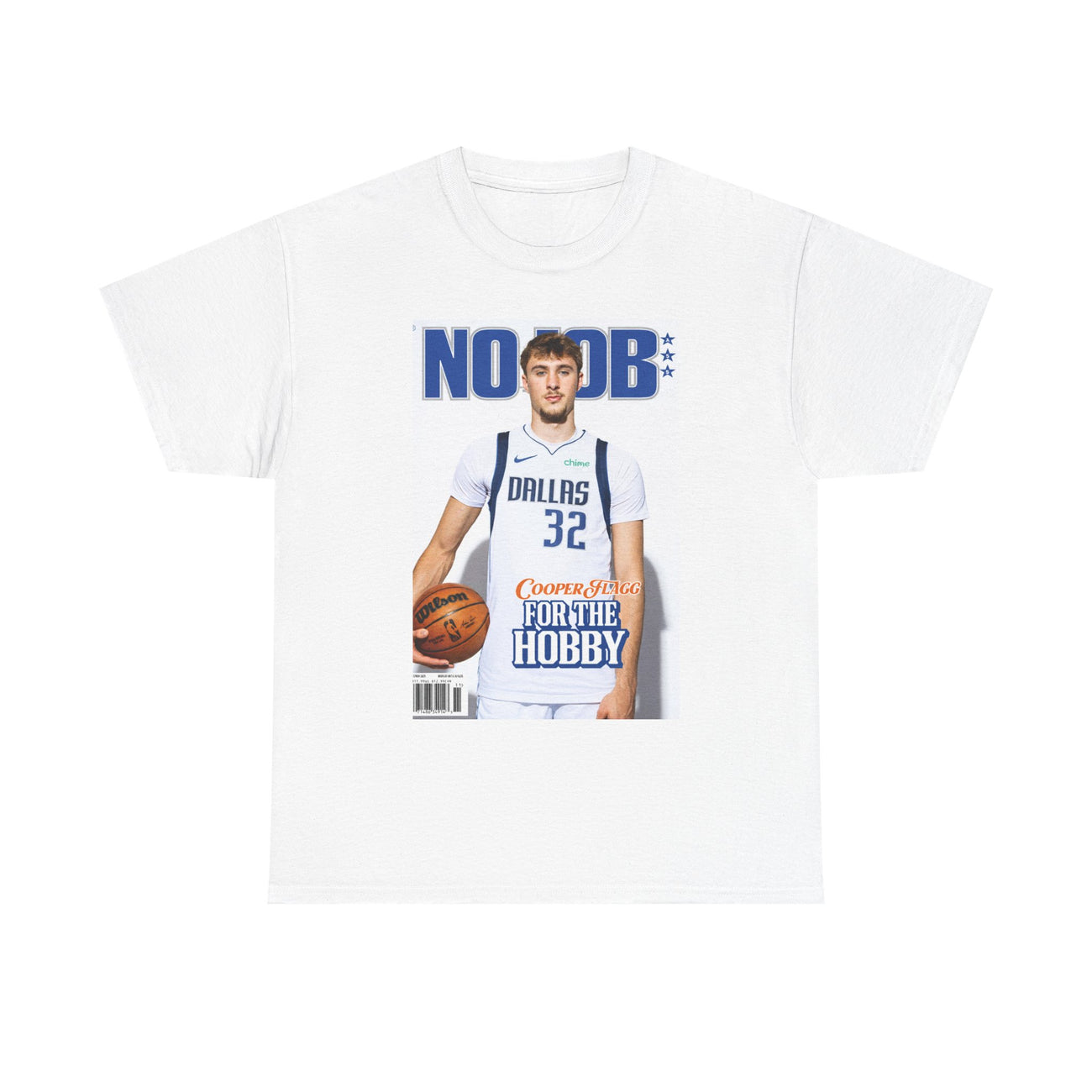 COOPER FLAGG NOJOB MAGAZINE TEE