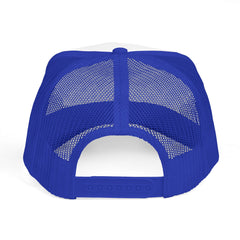 CARDS Shield Logo Trucker Cap | Red White Blue mesh trucker cap