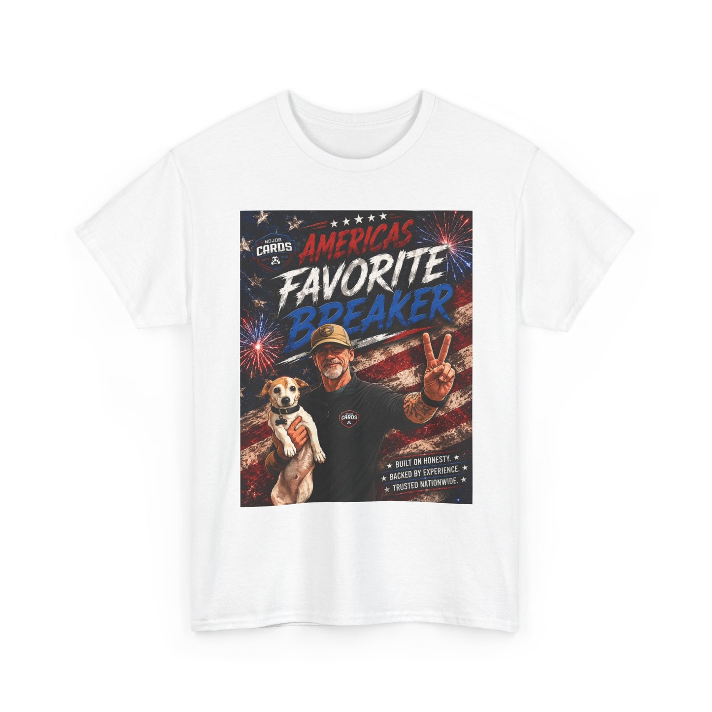 Graphic Tee — "America's Favorite Breaker" Patriotic Fourth of July T‑Shirt