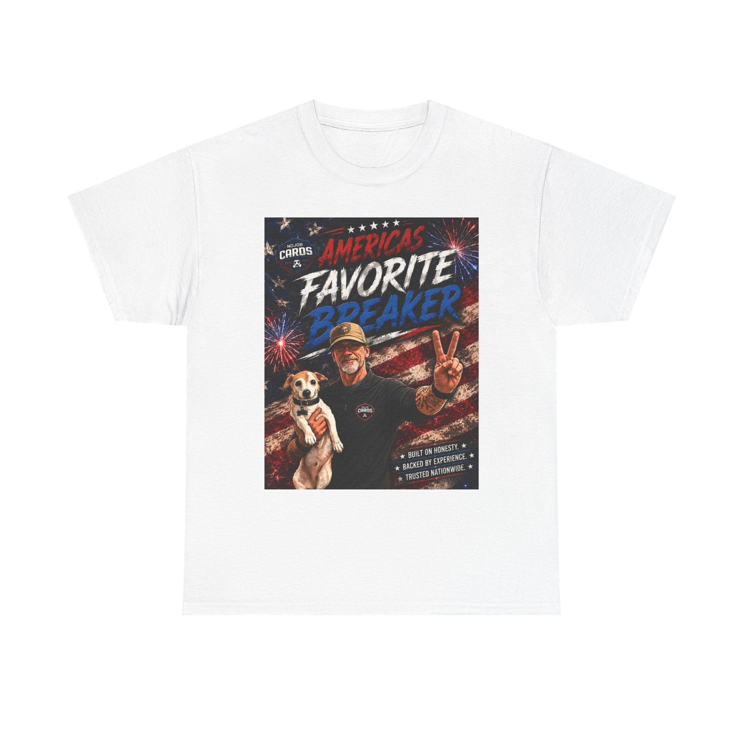 Graphic Tee — "America's Favorite Breaker" Patriotic Fourth of July T‑Shirt